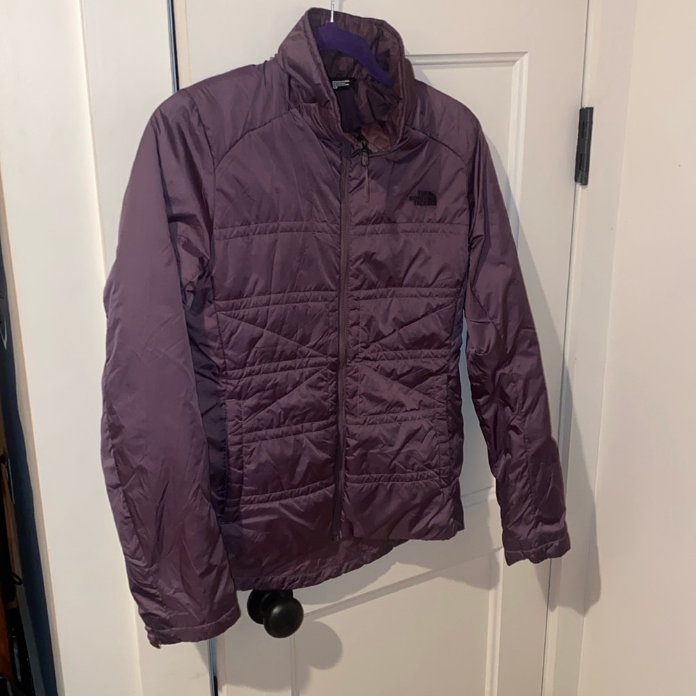 The North Face Purple Ski Jacket Insulated and Stylish